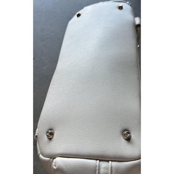 AYLA Co DIAPER BAG white cream Women’s Large Bag Travel Multipocket Carryon - Picture 13 of 16